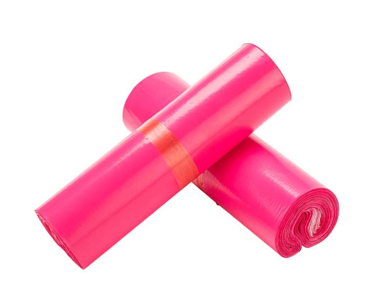 盘锦玫红色快递袋-02